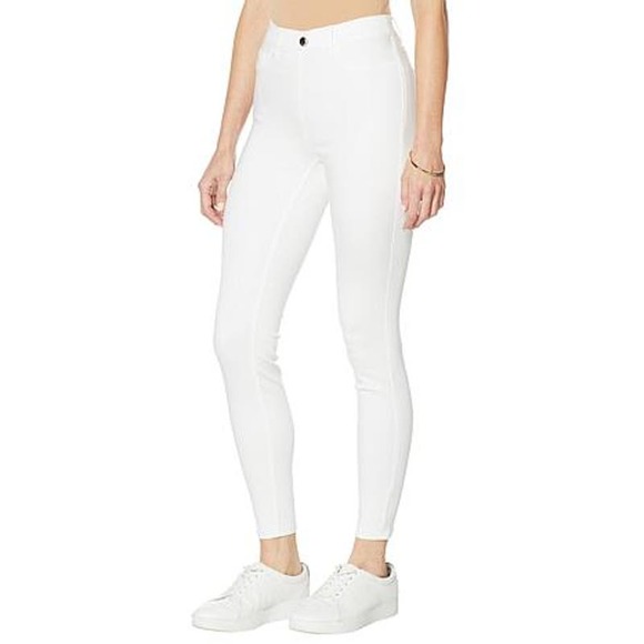 G by Guess Jaslyn Jegging White Denim Low Rise Skinny Jeans Women's Size Medium - Picture 1 of 5